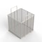Anysizebasket Rectangular Wire Mesh Basket: 12Lx12Wx12H, 304 SS, 1/4 Rod Frame, Stacking Handles, Mesh: 8 x .047 TMT-120120120-A08S - alternate 1